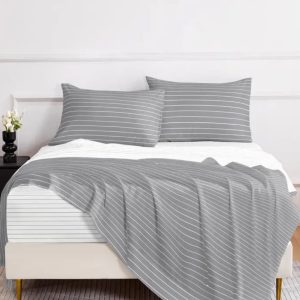 3 Piece 100% Cotton Duvet Cover Set